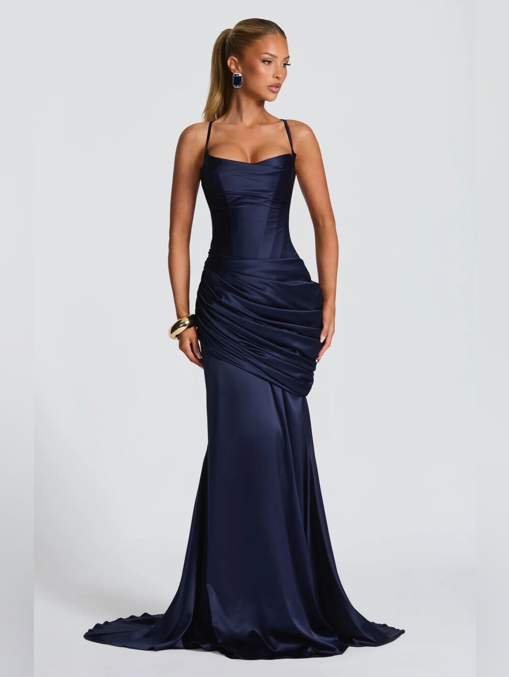 Vestido Connie - Azul marino Babyboo NWT $260